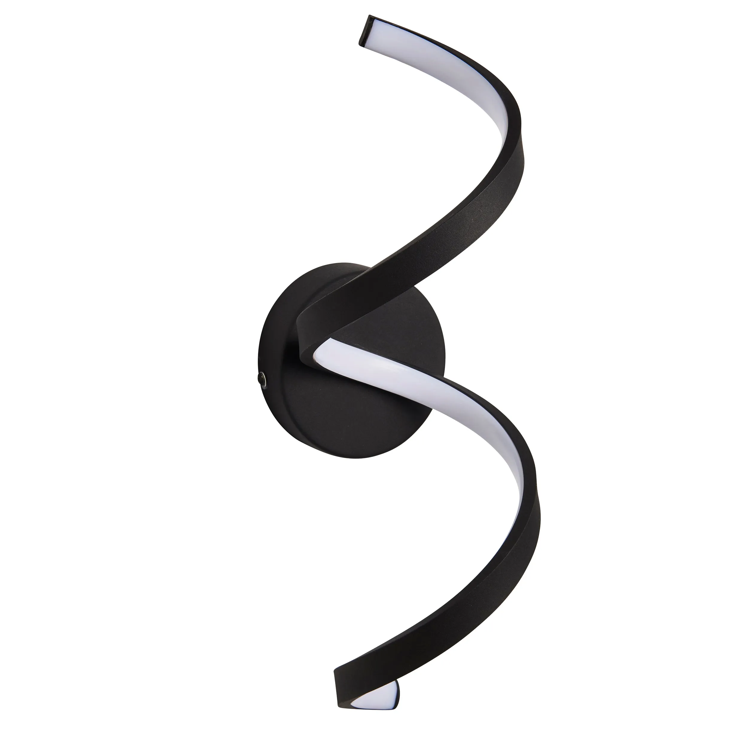 Endon 95601 Astral 1lt Wall Textured black & white silicone 12W LED tape module (SMD 2835) Warm White