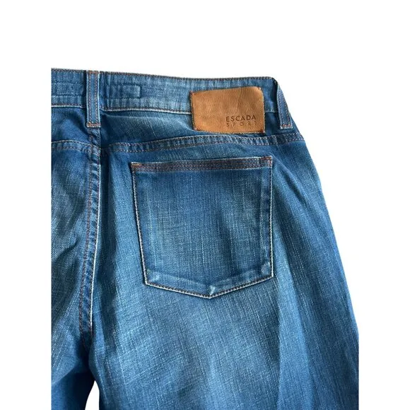 ESCADA Sport Medium Wash Straight Leg Jeans Size 40