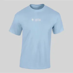ESSENTIAL PASTEL BLUE  BRTN LOGO T-SHIRT