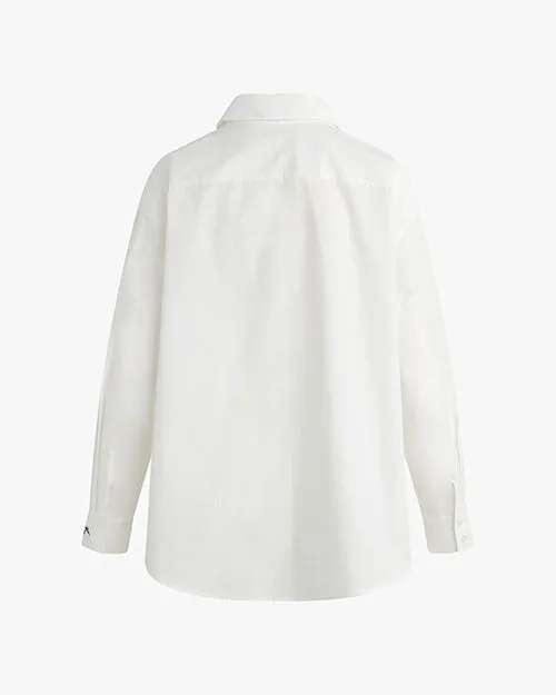 FAVORITE DAUGHTER | The Zip It Shirt | White
