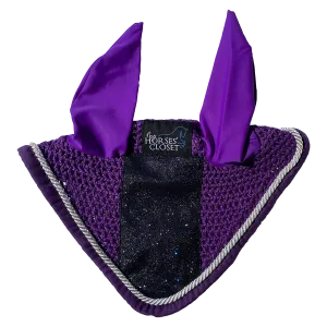 Fly Bonnet Glitter Sparkles Plum Purple
