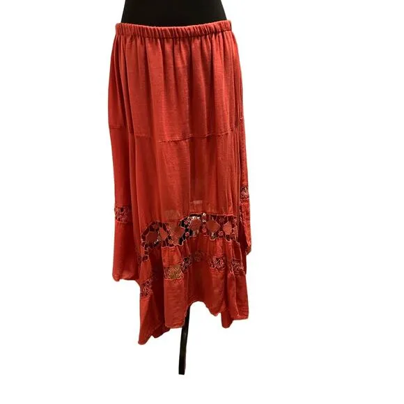 Free people One Costa Brava Asymmetrical Skirt - XL