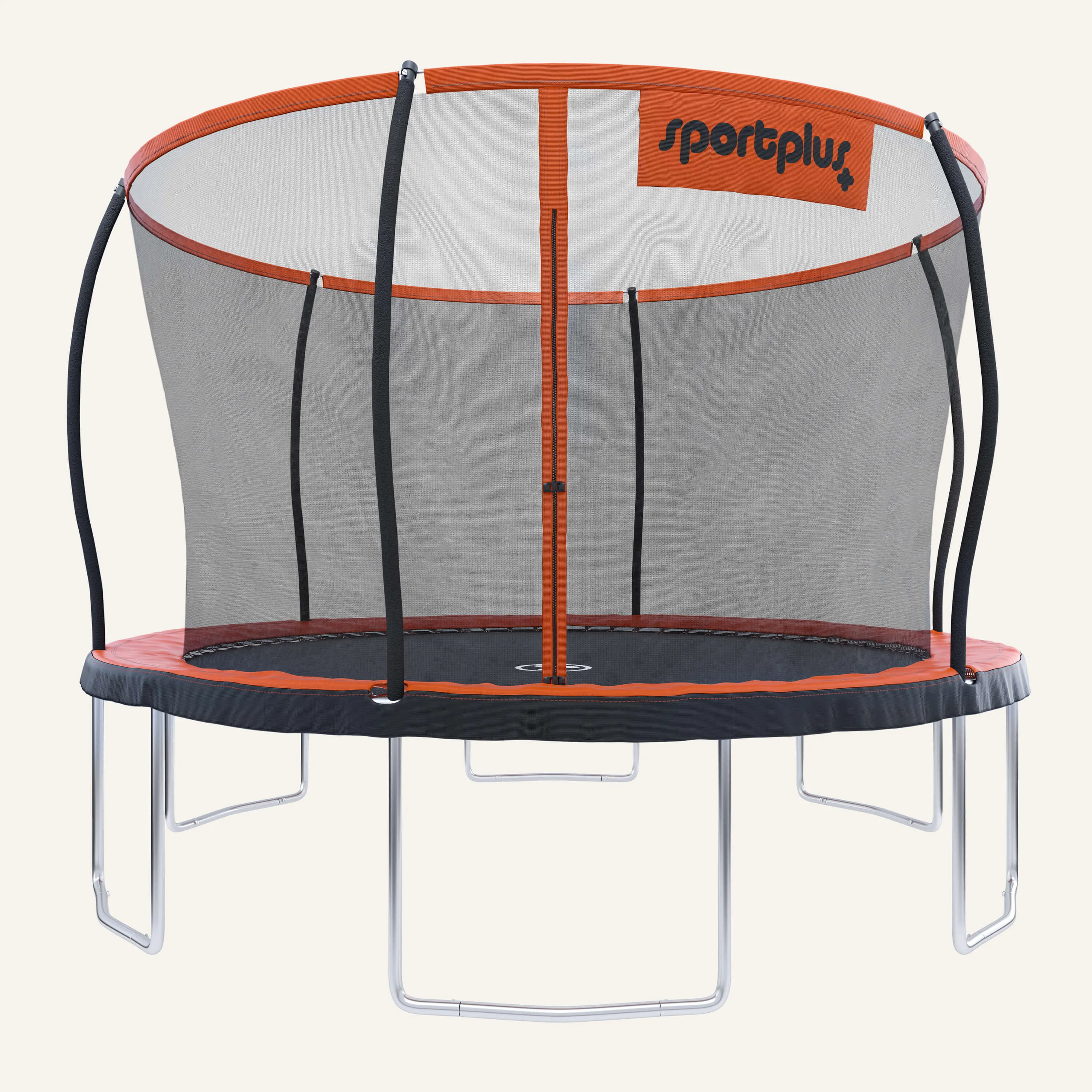 Gartentrampolin mit patentierter Rahmenkonstruktion