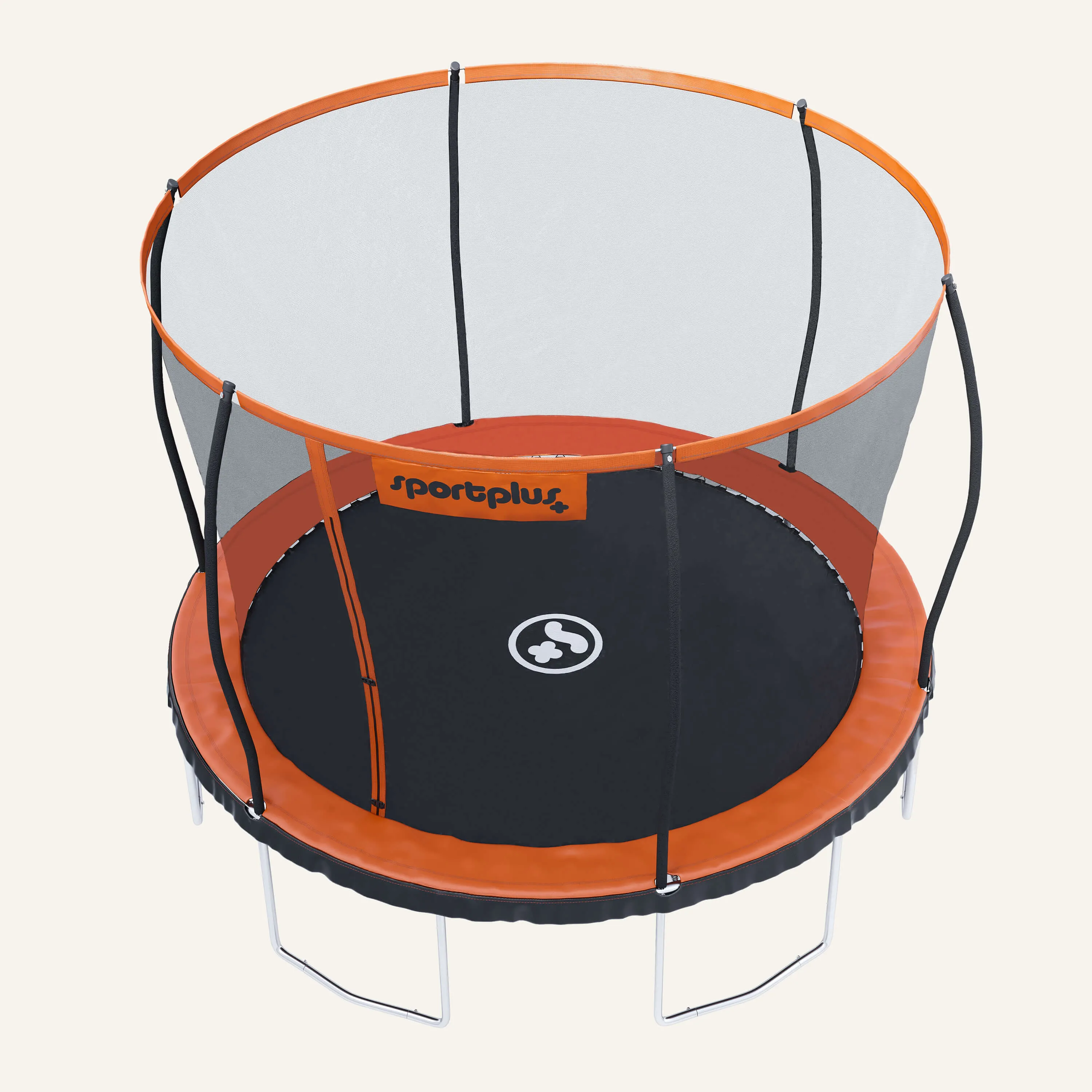 Gartentrampolin mit patentierter Rahmenkonstruktion