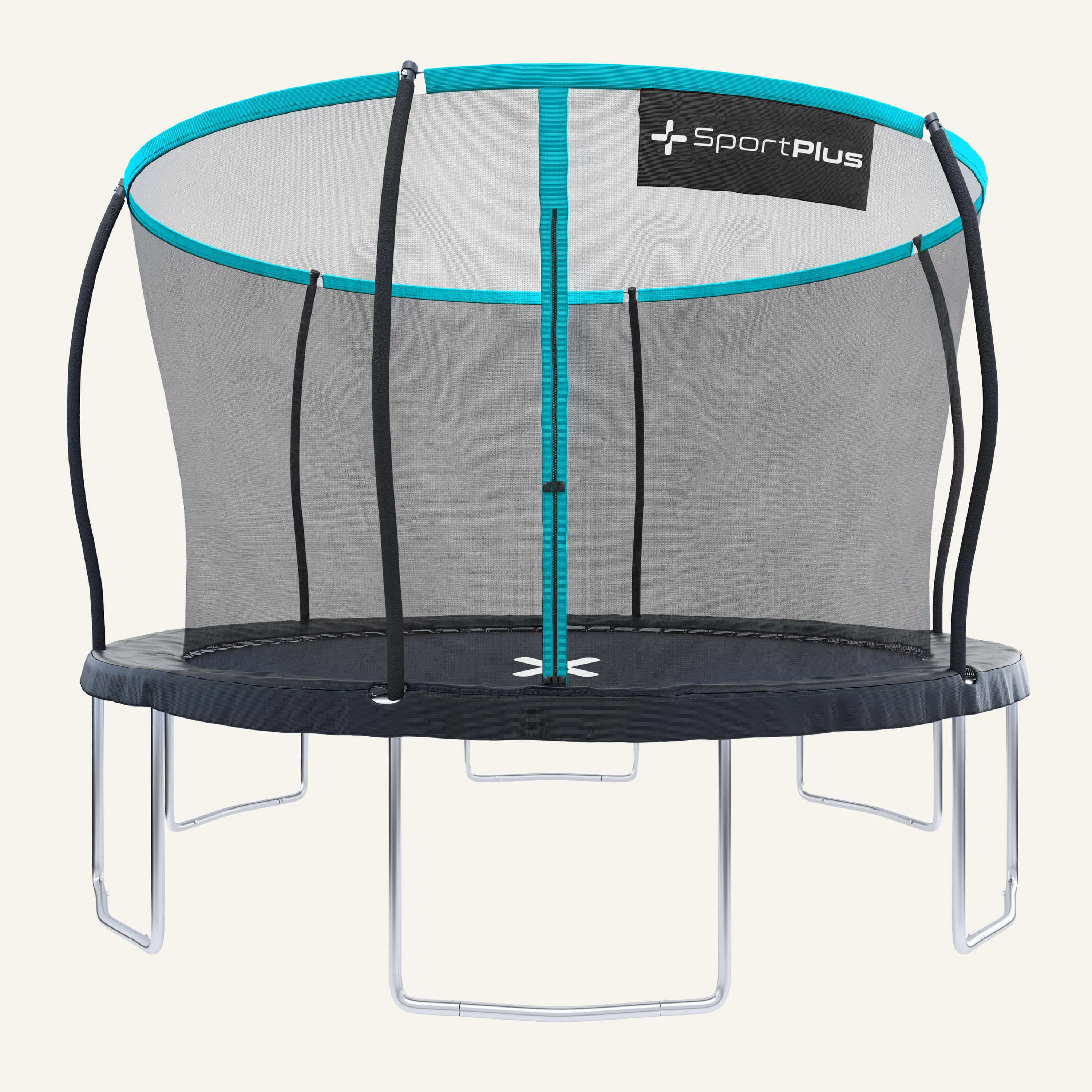 Gartentrampolin mit patentierter Rahmenkonstruktion
