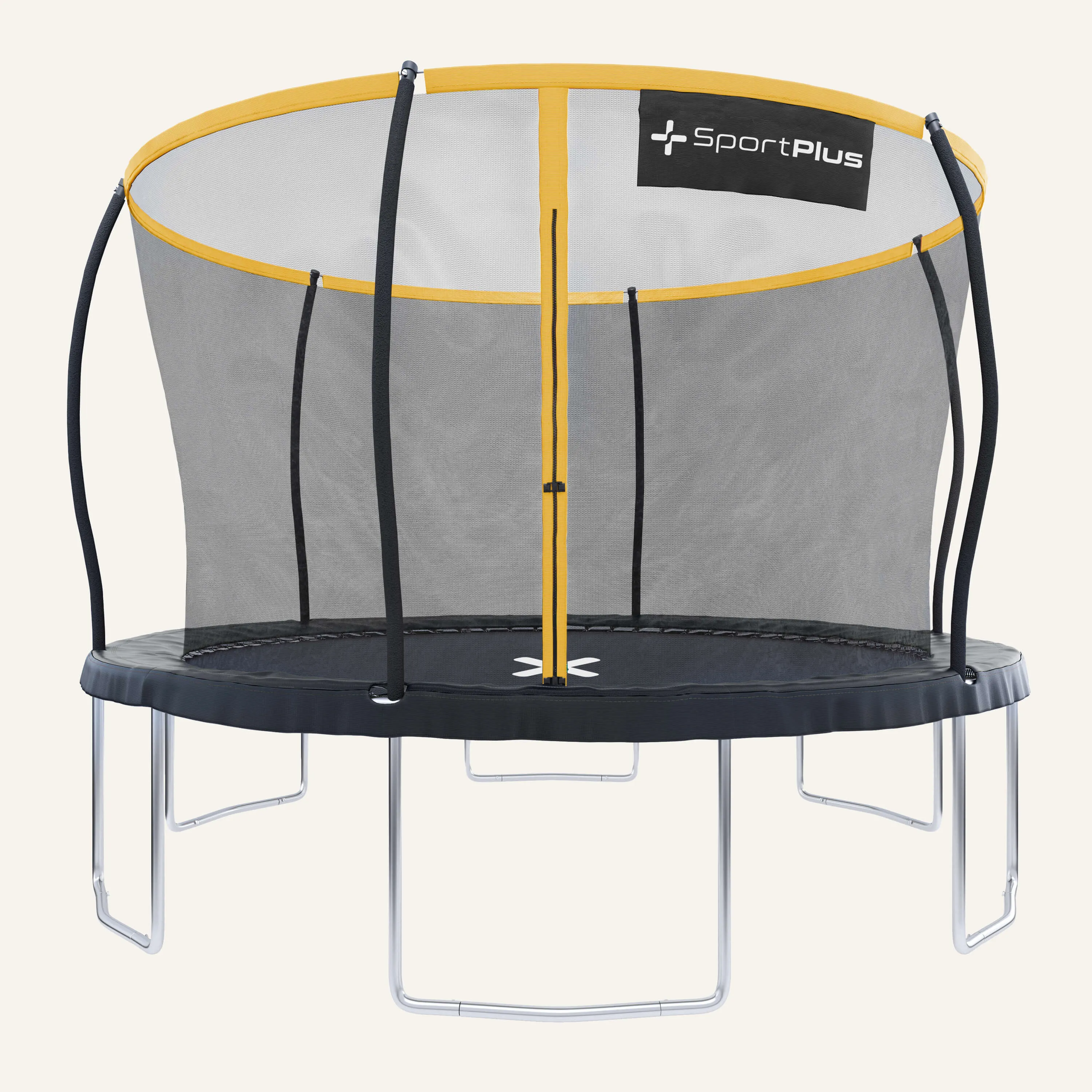 Gartentrampolin mit patentierter Rahmenkonstruktion