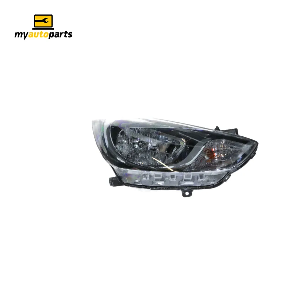 Head Lamp Drivers Side Genuine Suits Hyundai Accent RB 2011 to 2013
