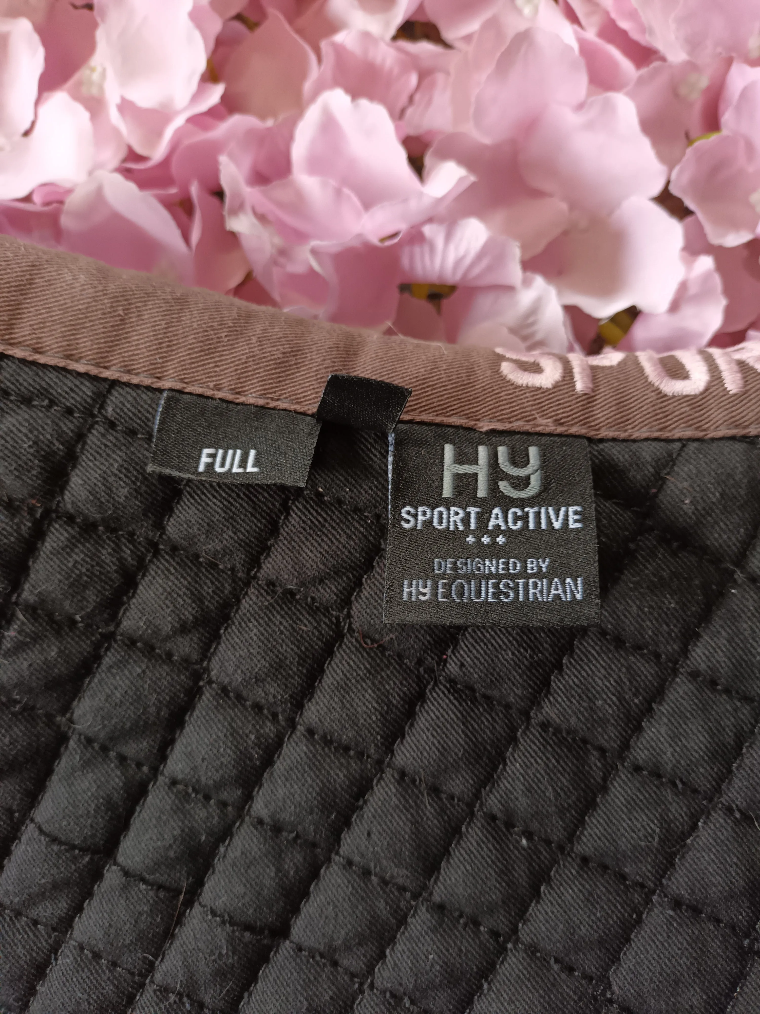 HY sport active, Full Saddle Pad, black/pink