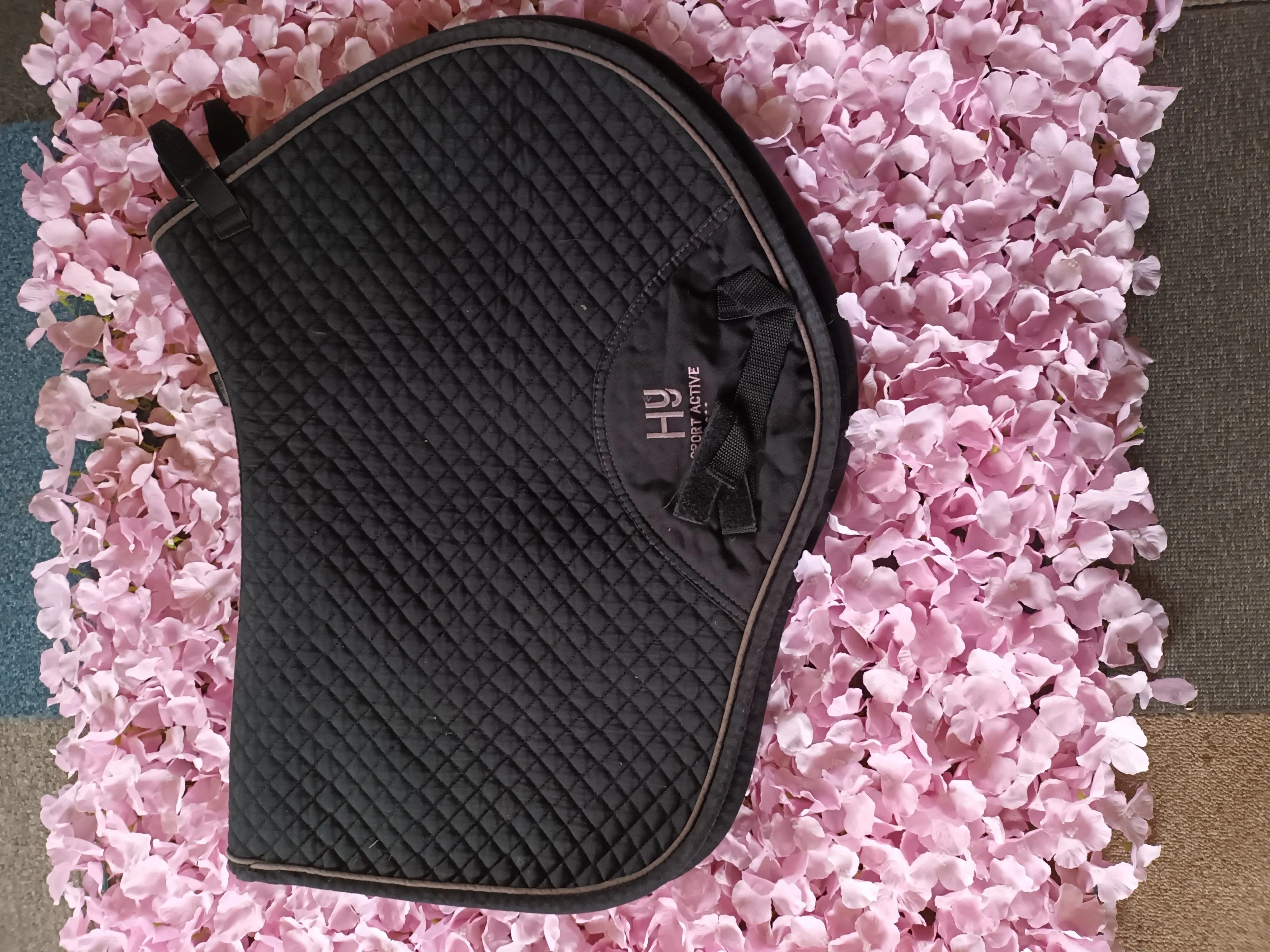 HY sport active, Full Saddle Pad, black/pink
