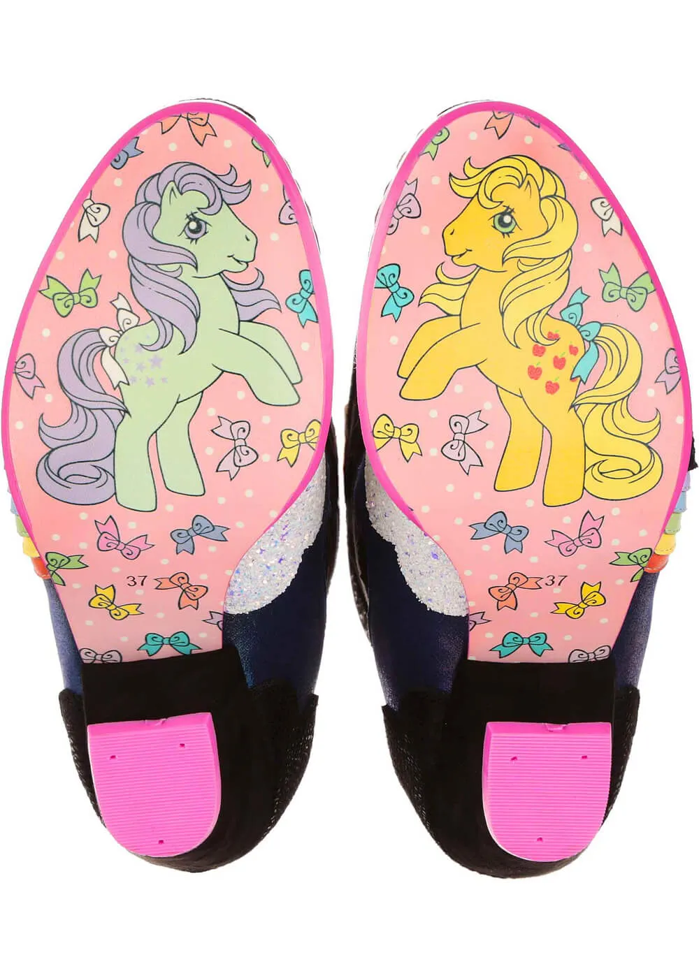 Irregular Choice x My Little Pony Rainbow Bridge Cowboy Boots Black