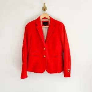 J. Crew The Schoolboy Single-Breasted Blazer Red 448682
