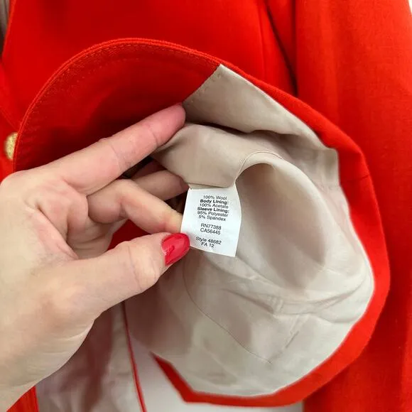 J. Crew The Schoolboy Single-Breasted Blazer Red 448682