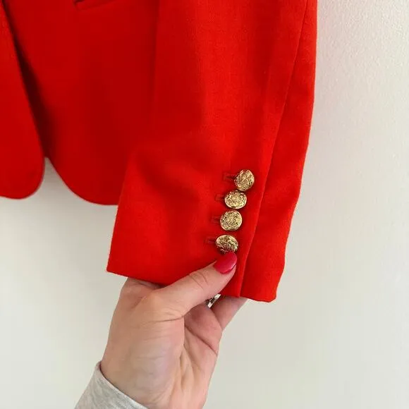 J. Crew The Schoolboy Single-Breasted Blazer Red 448682
