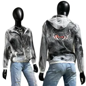 Jacket TIE DYE Collection Color White - Power Wings By Jullye Giliberti