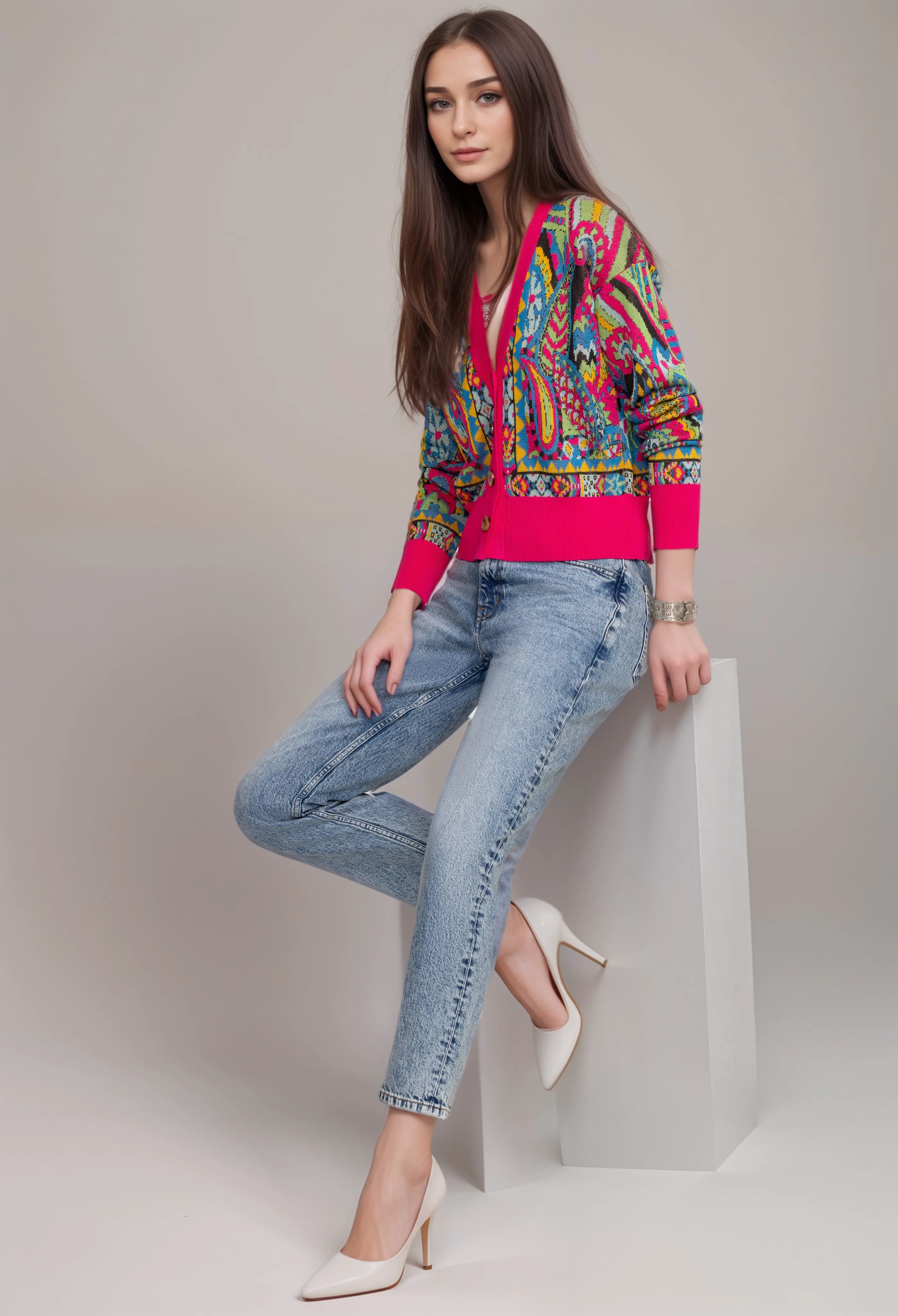 Johnny Was Palermo Slim Boyfriend Jeans JW1092NB16