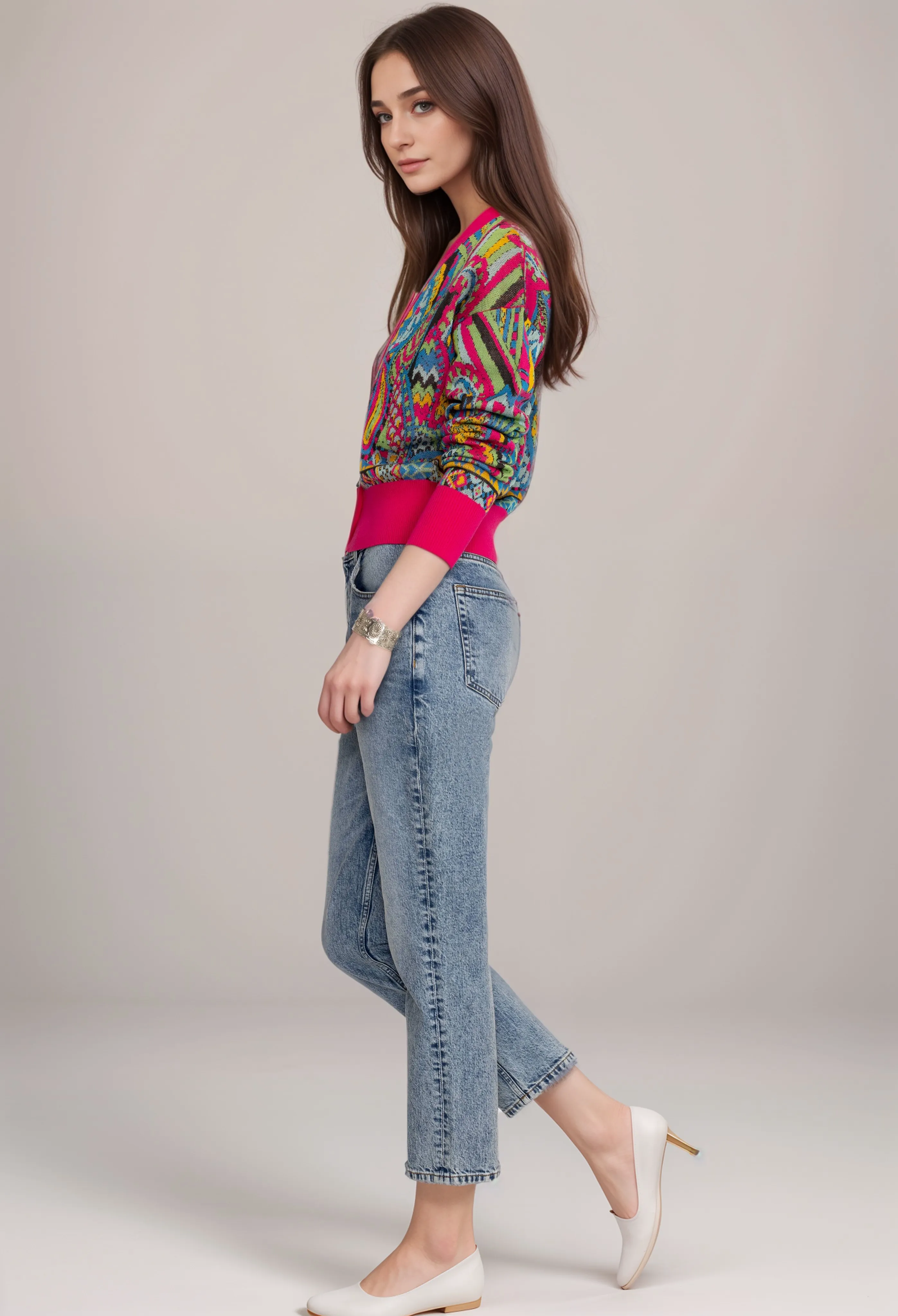 Johnny Was Palermo Slim Boyfriend Jeans JW1092NB16