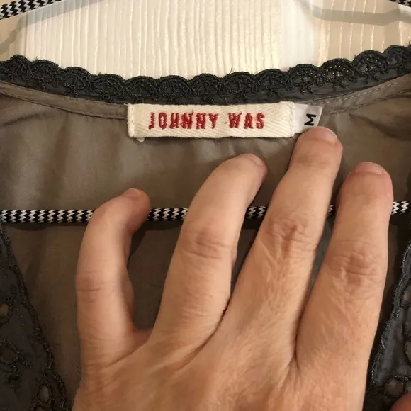Johnny Was Size Medium 100% Silk