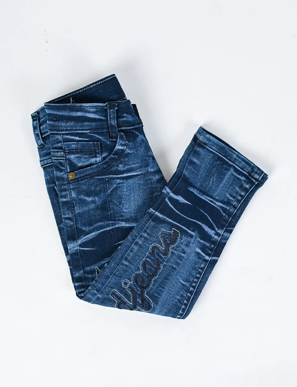 KDJ-01-NavyBlue - Denim Jeans For Kids