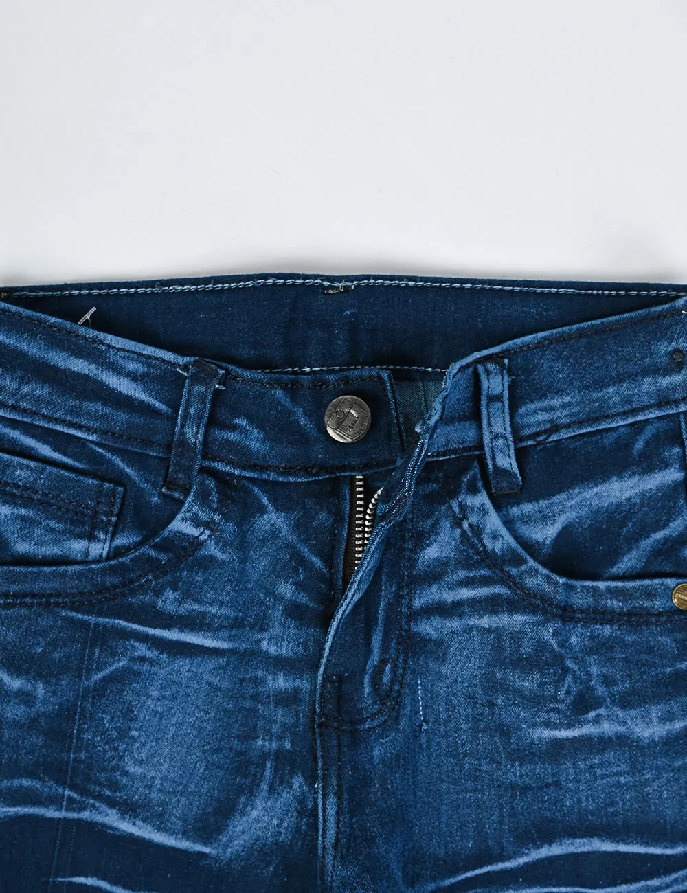 KDJ-01-NavyBlue - Denim Jeans For Kids