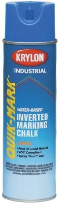 Krylon?? Industrial Quik-Mark APWA Inverted Marking Chalks, 17 oz Aerosol Can, APWA Yellow, KWBC3502A