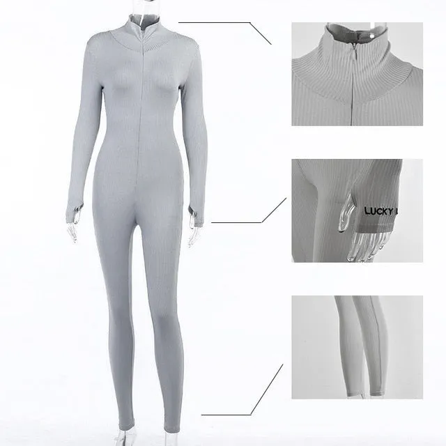 Ladies Sexy Turtleneck Jumpsuit