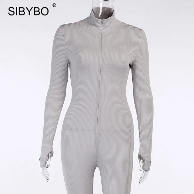 Ladies Sexy Turtleneck Jumpsuit