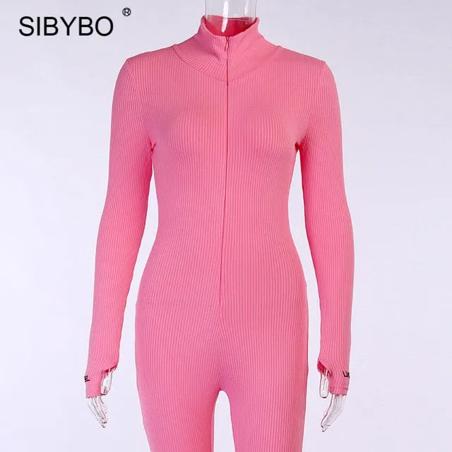 Ladies Sexy Turtleneck Jumpsuit
