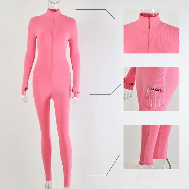 Ladies Sexy Turtleneck Jumpsuit