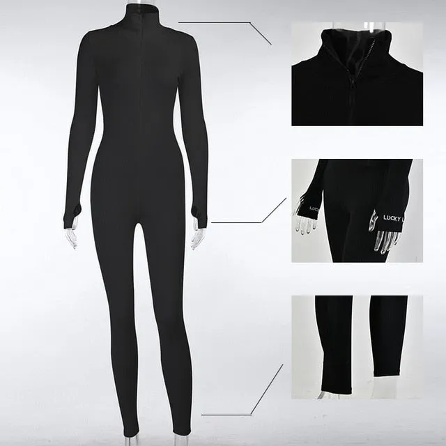 Ladies Sexy Turtleneck Jumpsuit