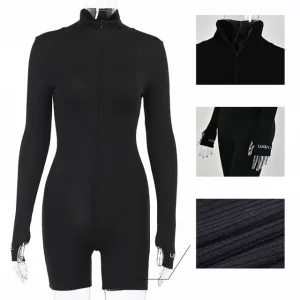 Ladies Sexy Turtleneck Jumpsuit