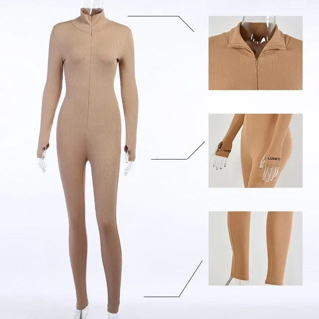 Ladies Sexy Turtleneck Jumpsuit
