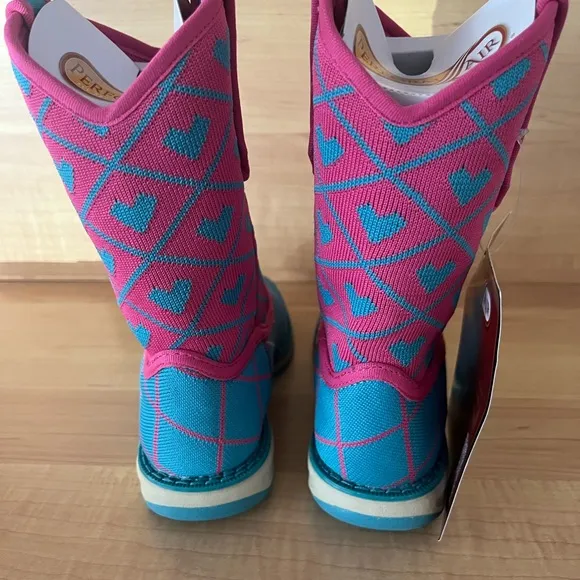 Laredo Girls' Spryte Perform Air Cowgirl Boot Square Toe