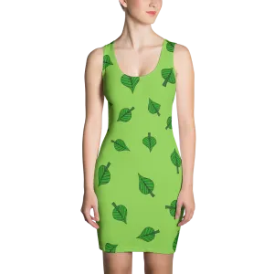 Leafy Women's Bodycon Tank Dress