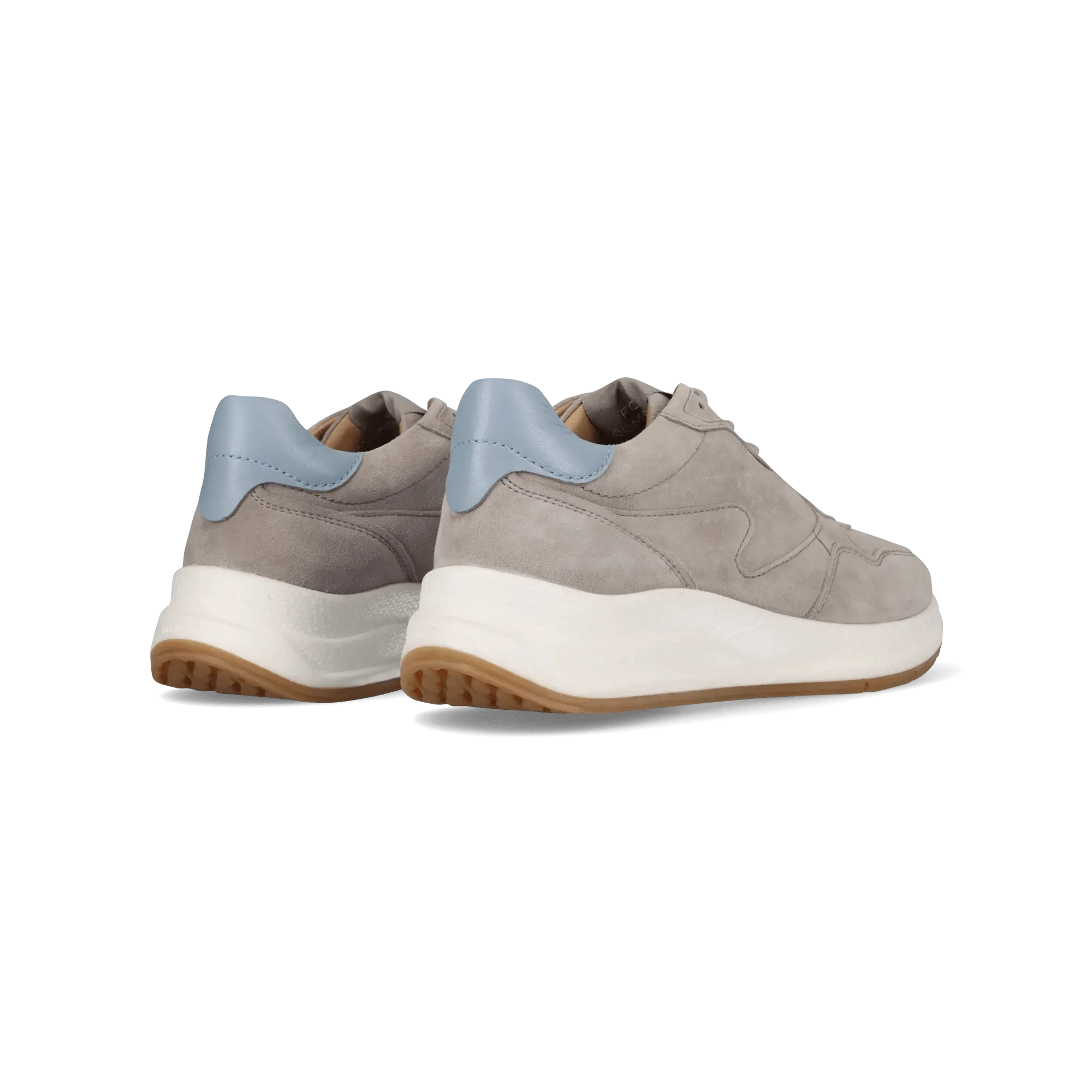 Leder Sneaker grau