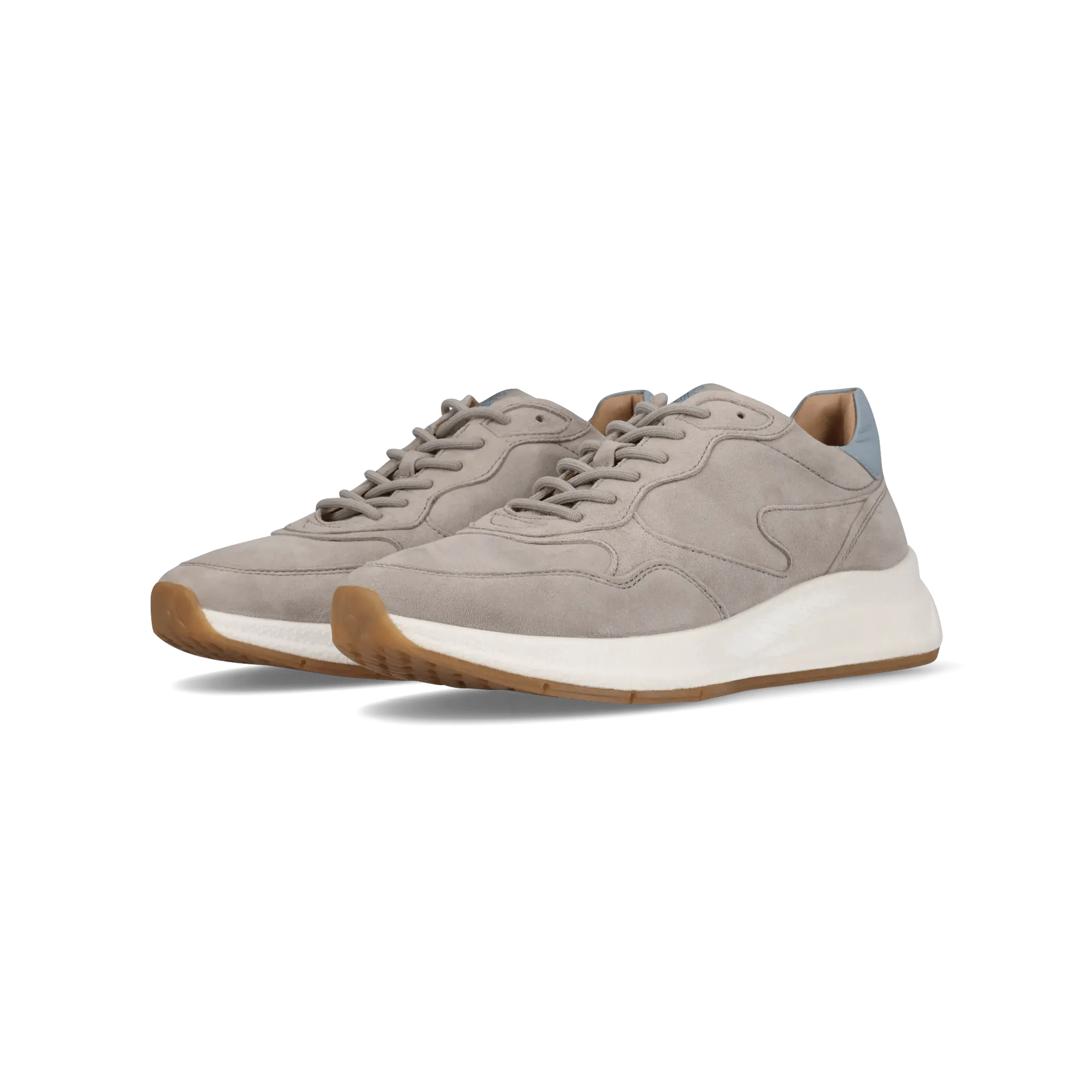 Leder Sneaker grau