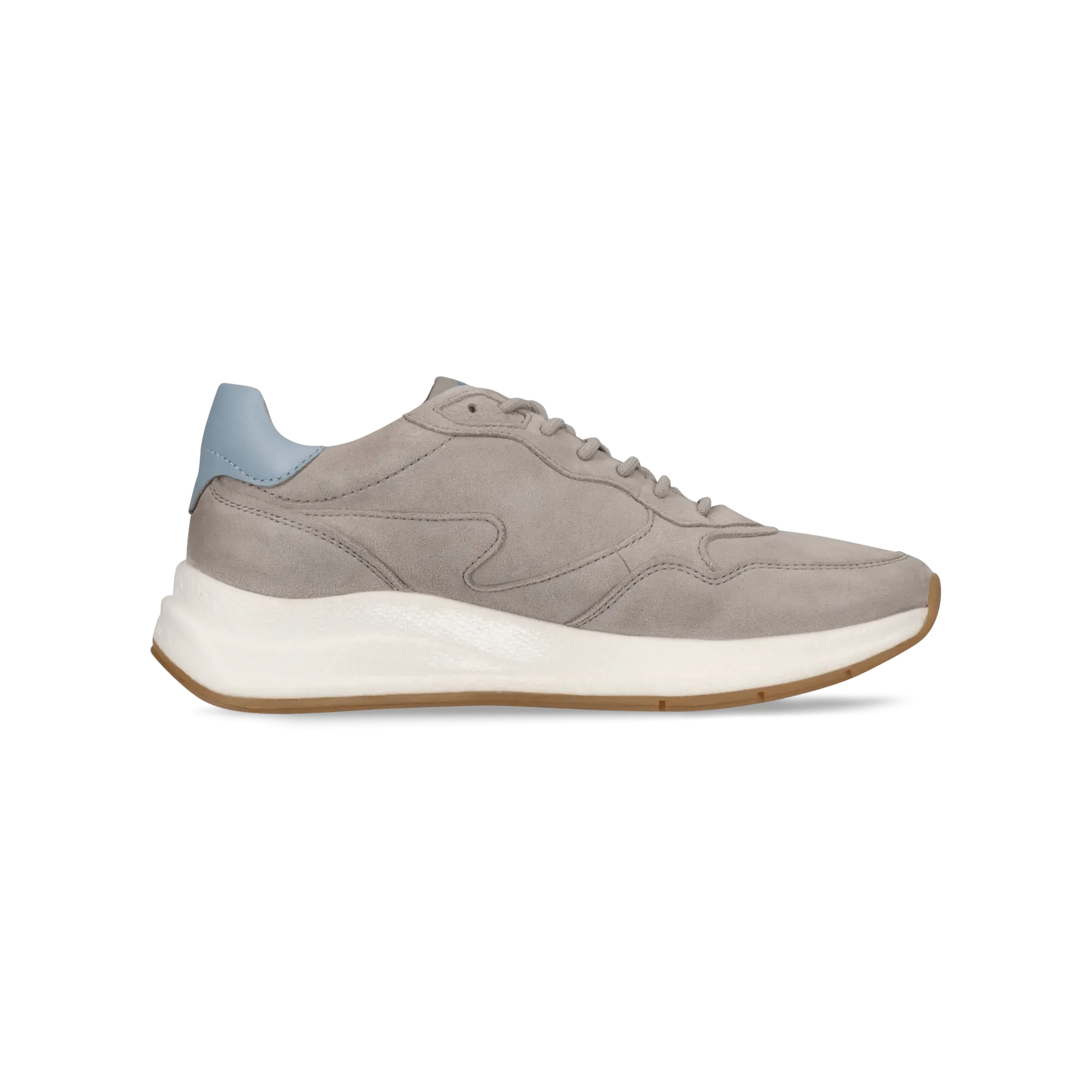 Leder Sneaker grau