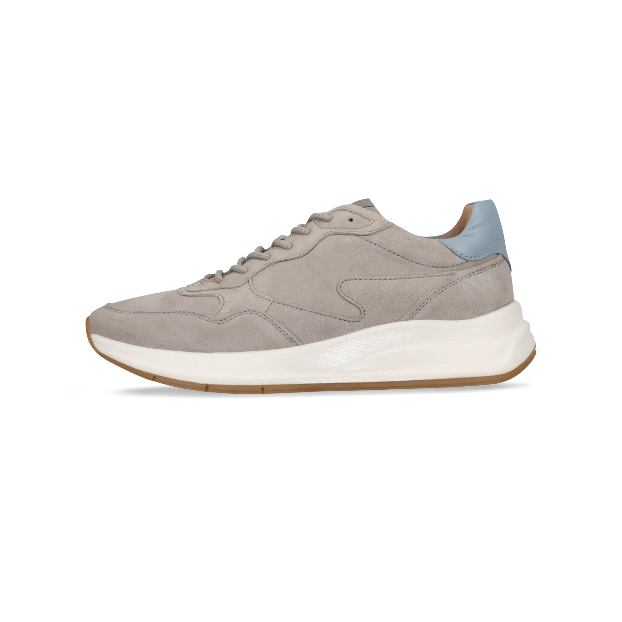 Leder Sneaker grau