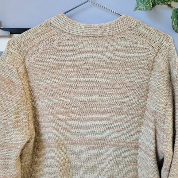 Leset Wool Cashmere Zoe V Neck Cardigan Sweater O/S