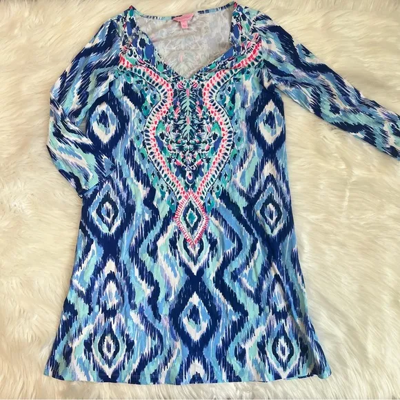 Lily Pulitzer Ophelia &quot;Skipped a Beach&quot; Swing Dress