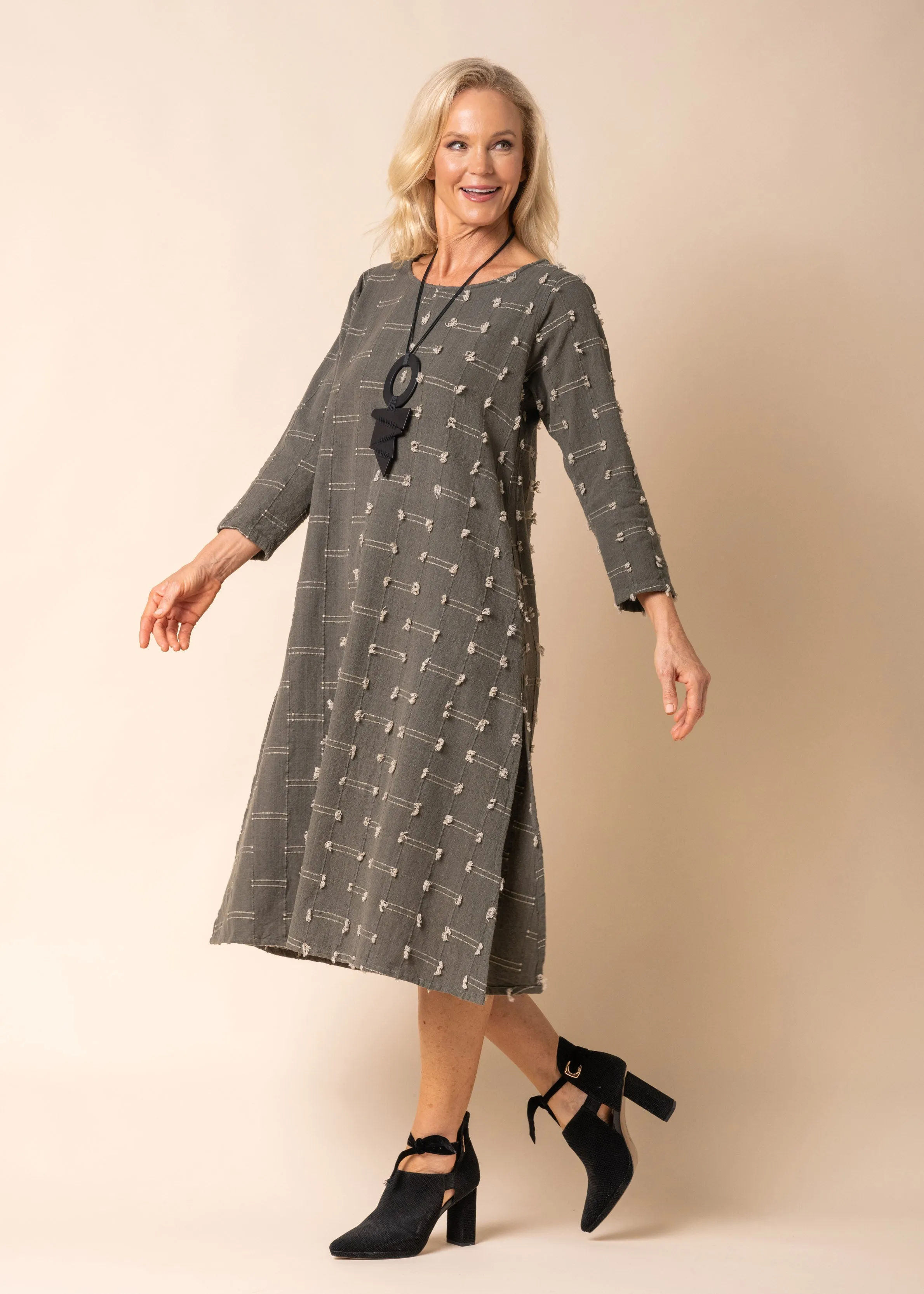 Luella Dress in Khaki