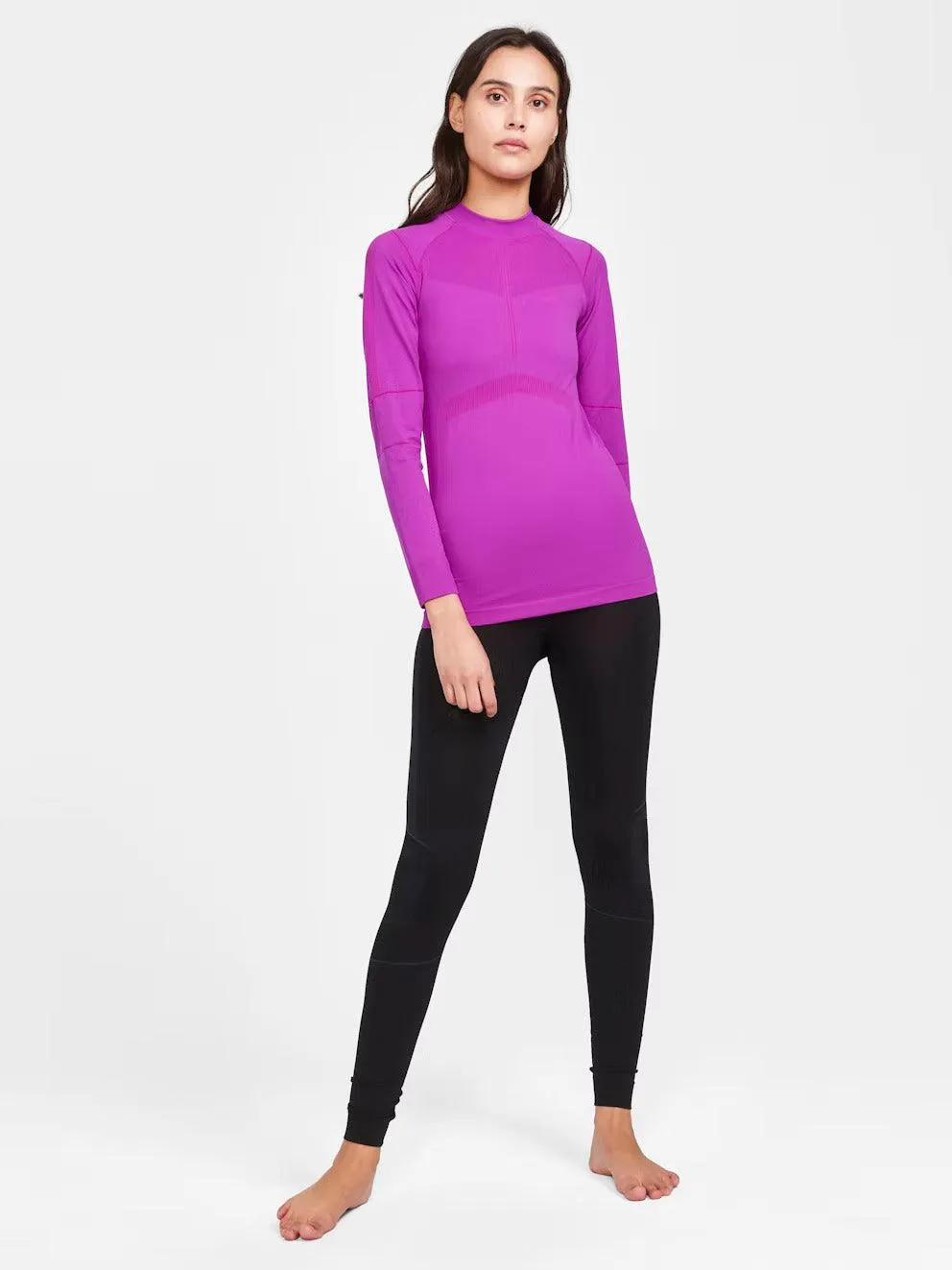 MAGLIA TERMICA CRAFT DONNA MANICA LUNGA ACTIVE INTENSITY NERA