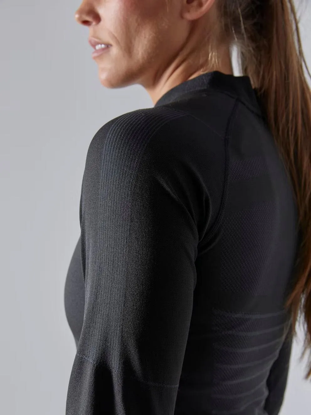 MAGLIA TERMICA CRAFT DONNA MANICA LUNGA ACTIVE INTENSITY NERA