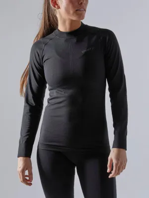 MAGLIA TERMICA CRAFT DONNA MANICA LUNGA ACTIVE INTENSITY NERA