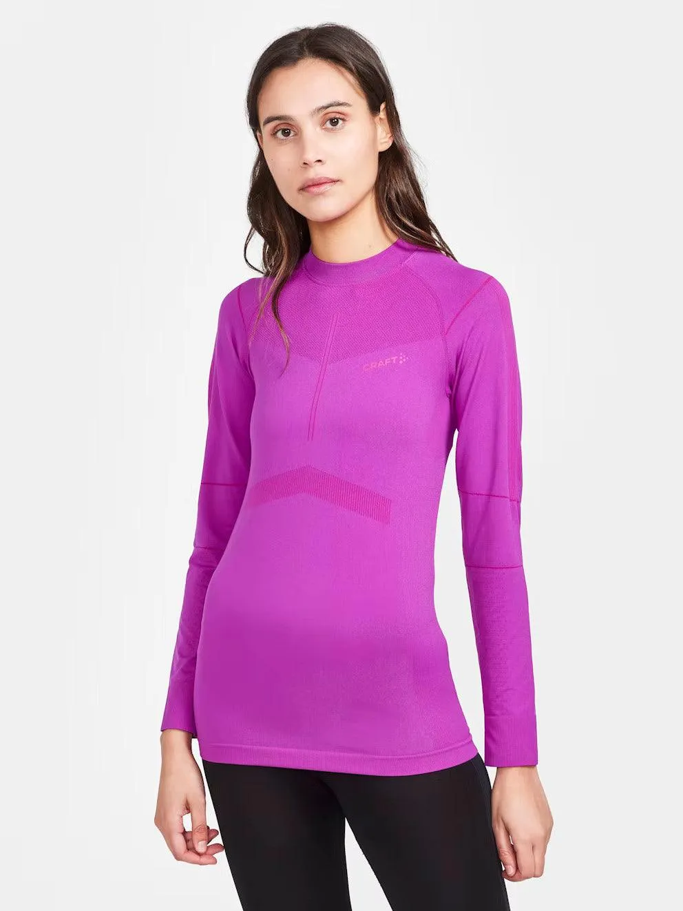 MAGLIA TERMICA CRAFT DONNA MANICA LUNGA ACTIVE INTENSITY NERA