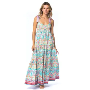 Mahila x Tolani: Perse Peacock Dress