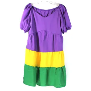 Mardi Gras 3 Tier Dress