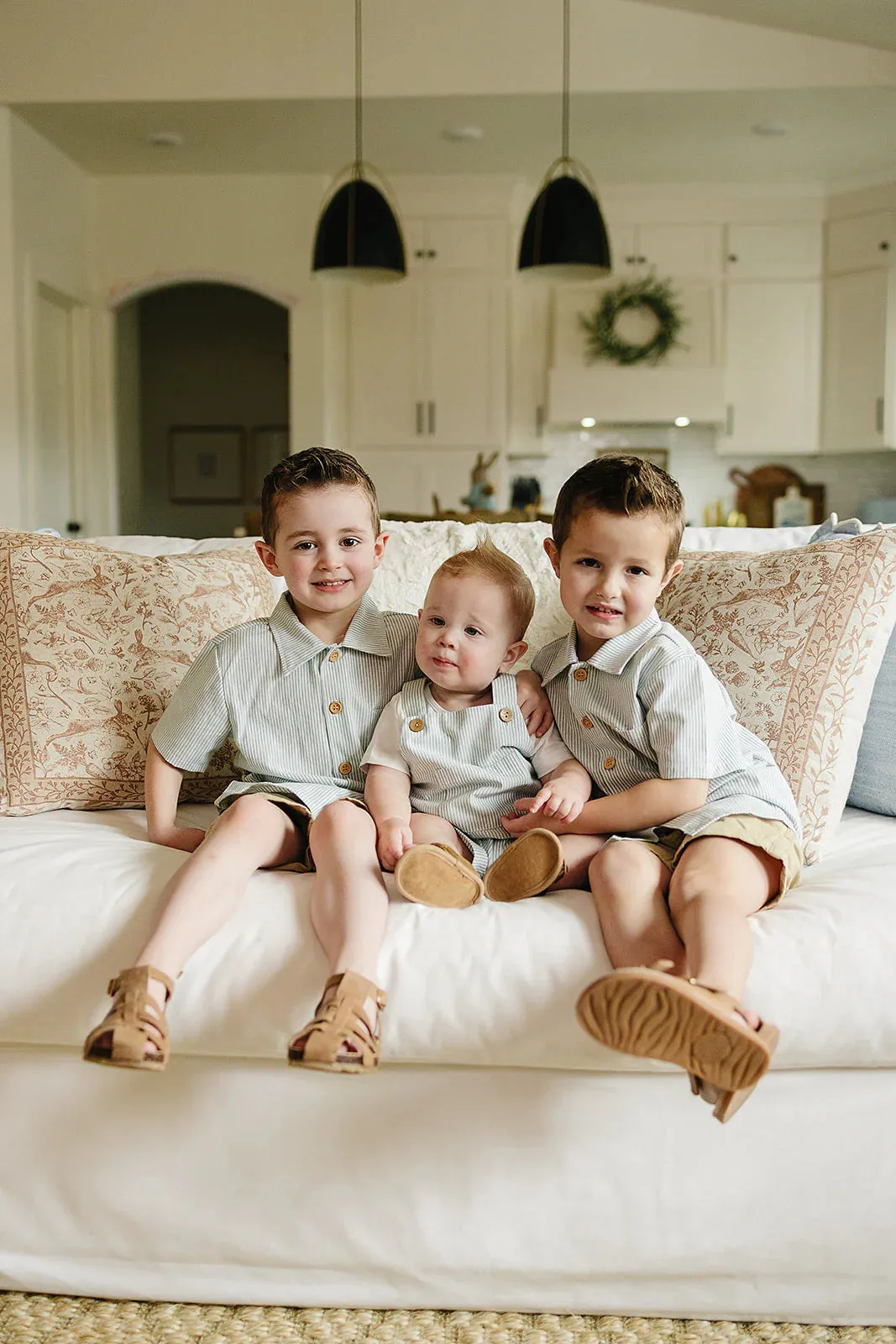 Mebie Baby Short Linen Overalls