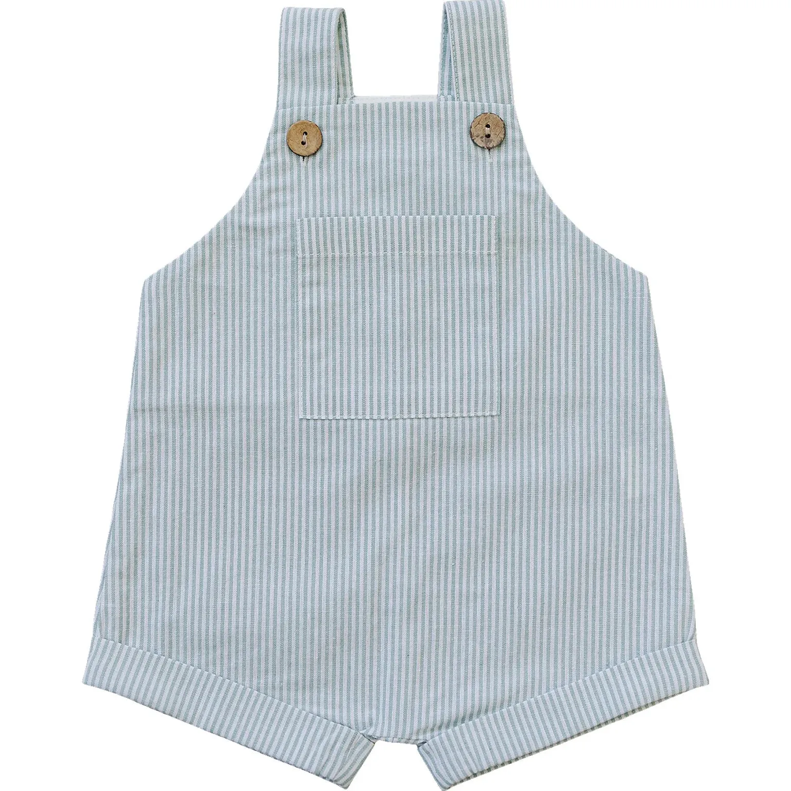 Mebie Baby Short Linen Overalls