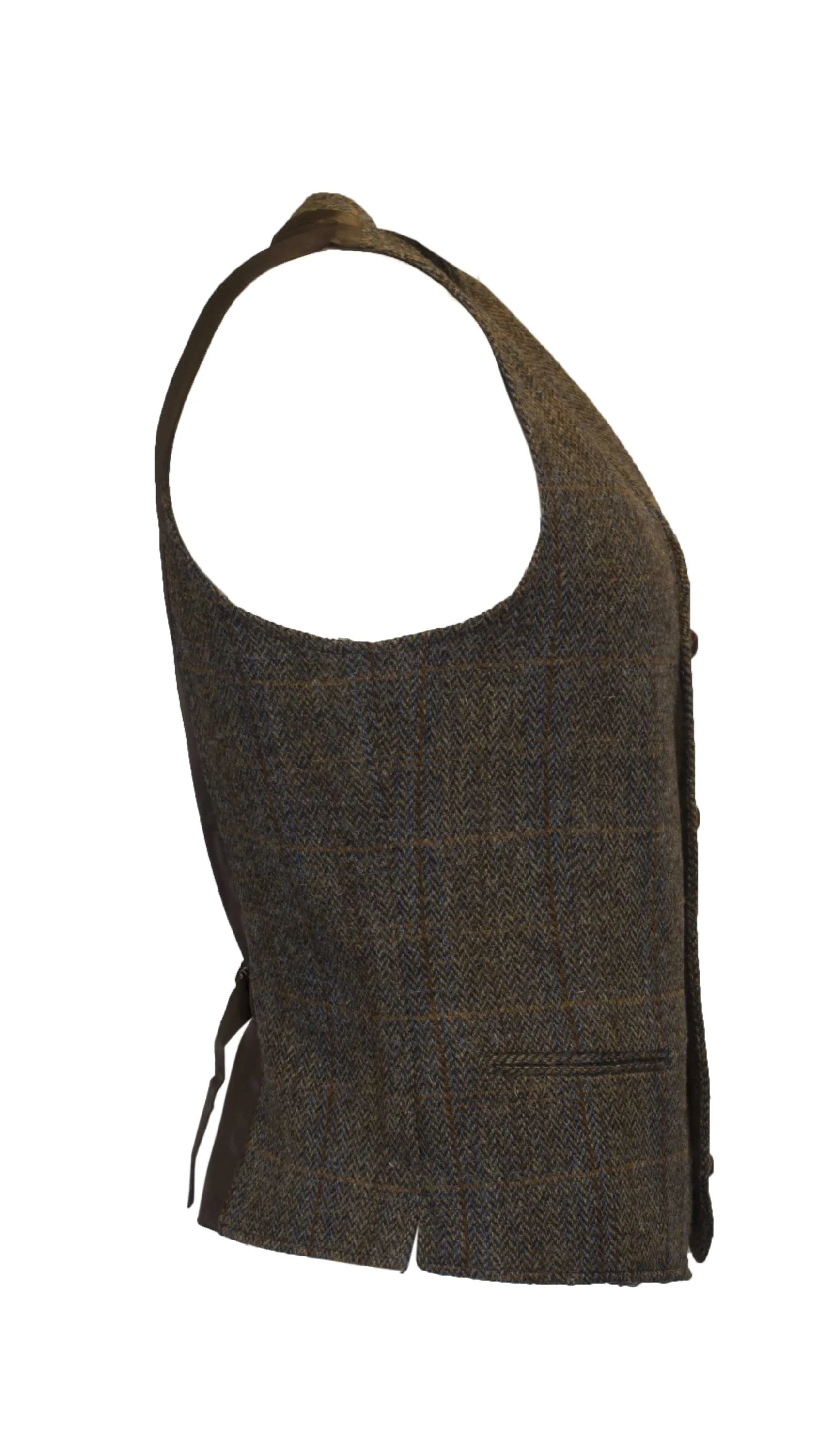 Men‘s Classic Scottish Harris Tweed Waistcoat - Clinton Brown