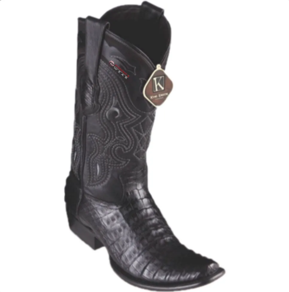 Men’s King Exotic Caiman Belly Boots Dubai Toe